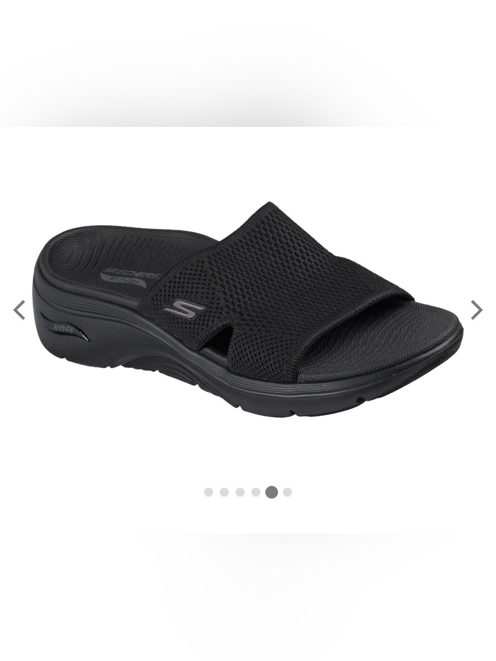 Skechers Women’s Black GO WALK Arch Fit 2.0 Sandal - Dakota